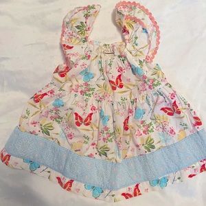 COPY - Matilda Jane White Butterfly Tunic sz. 2